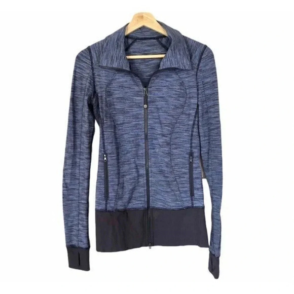 Lululemon Nice Asana Wee Are From Space Cadet Blue Athletic Jacket 4 - Picture 3 of 8